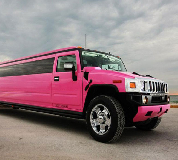 Pink Limos in Jersey Airport
